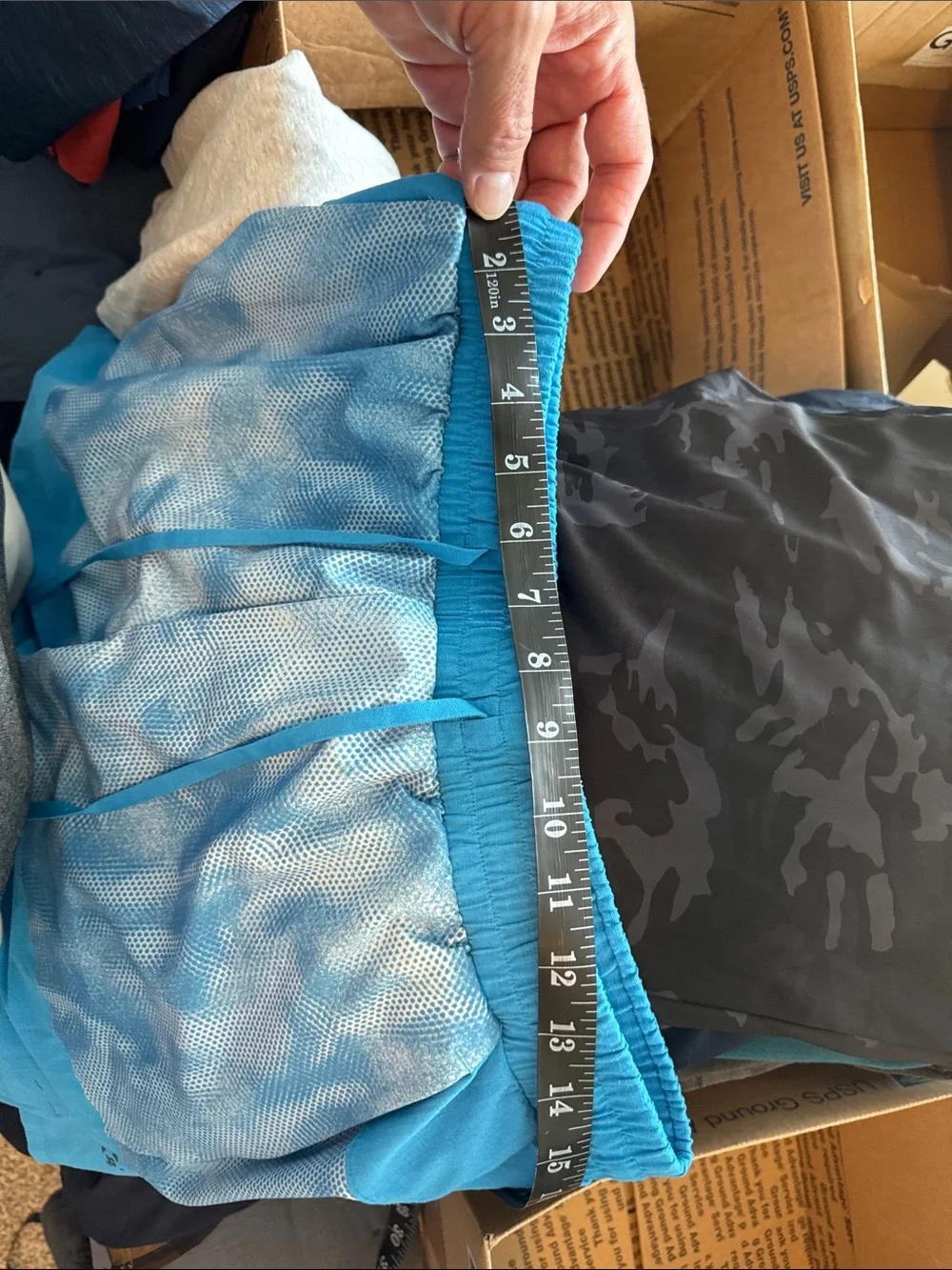 lululemon athletica Men's Blue Turquoise Swim Trunks